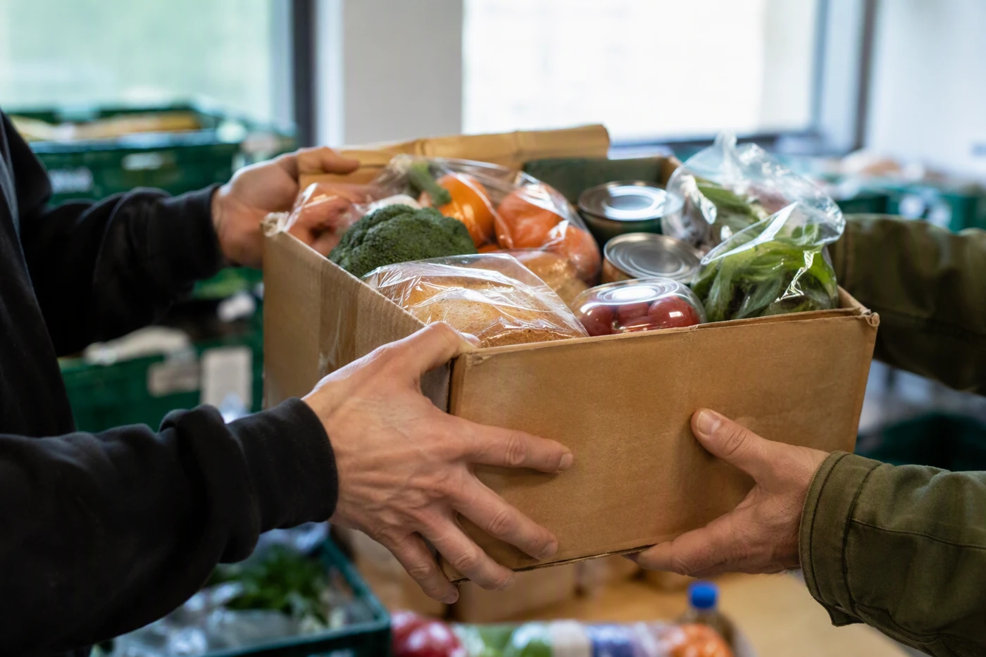 Food shared with the community